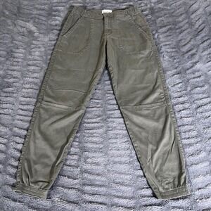DU/ER Live Free Adventure Jogger Pants Olive Green WJTS1200 Womens 27
